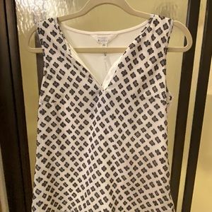 Navy Blue and White tank by Market & Spruce